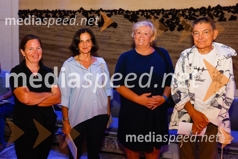  Karmen Klučar, pomočnica glavne direktorice Cankarjev dom;  Ingrid Gortan, vodja programa resne glasbe, opere in baleta v Cankarjevem domu; Dr. Staša Tome, biologinja; Dr. Tomi Trilar, biologCankarjev dom, predstavitev sezone 2022/23