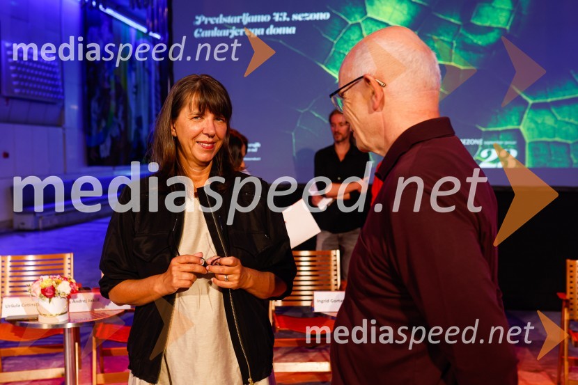  Barbara Rogelj, Cankarjev dom; Dr. Mladen Dolar, filozofCankarjev dom, predstavitev sezone 2022/23