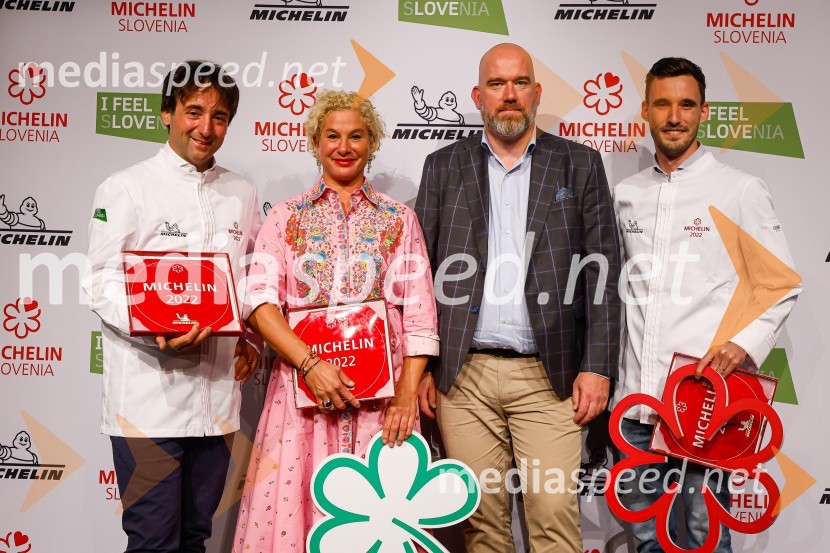  ... ;  Ana Roš Stojan, kuharska mojstrica in najboljša chefinja na svetu po izboru akademije The World's 50 Best Restaurants ter direktorica Hiše Franko;  ... ;  Filip Matjaž, kuhar, dobitnik Michelinove zvezdicePodelitev Michelinovih zvezdic v Sloveniji, 2022