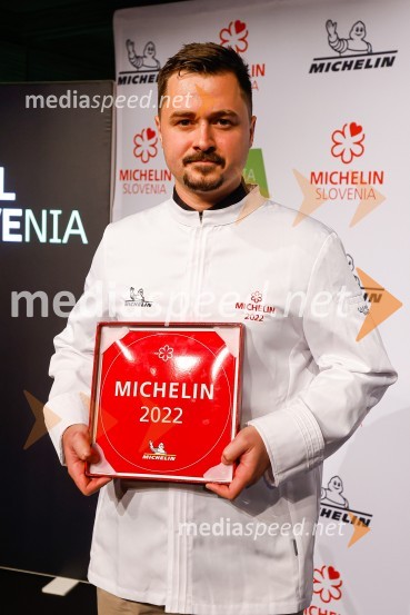  David Žefran, kuhar, dobitnik Michelinove zvezdicePodelitev Michelinovih zvezdic v Sloveniji, 2022