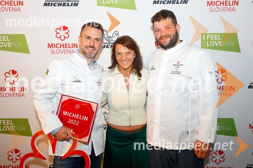  Igor Jagodic, kuharski mojster, restavracija Strelec, dobitnik Michelinove zvezdice 2022;  ... ;  Luka Košir, gostišče GričPodelitev Michelinovih zvezdic v Sloveniji, 2022