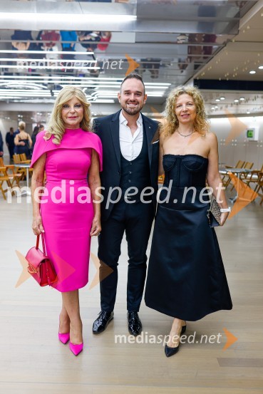  Darja Kuhar Kotnik, soustanoviteljica in podpredsednica Društva za zdravje naroda;  Žiga Lakner, pevec; mag. Tadeja Kuhar,  Državna revizijska komisijaDunajski filharmoniki, zaključek 70. LF