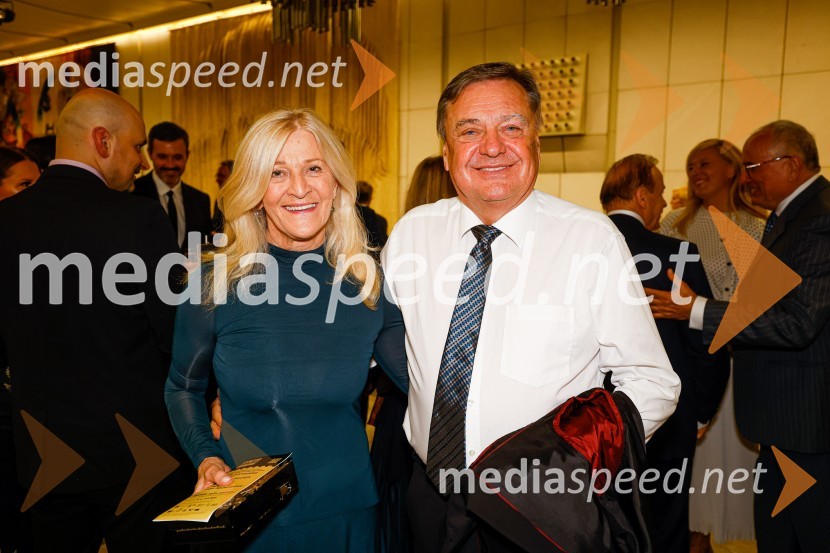  Mija Janković, soproga Zorana Jankovića;  Zoran Janković, župan, Mestna občina LjubljanaDunajski filharmoniki, zaključek 70. LF