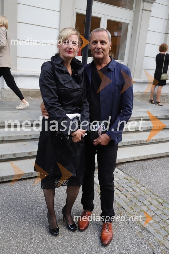  Valentina Turcu, koreografinja in baletna solistka;  Danilo Rošker, direktor SNG MariborPremiera drame Rdeča kapuca