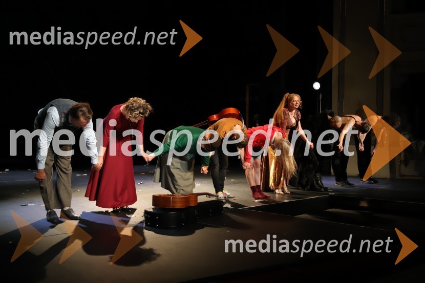  Gorazd Žilavec, igralec;  Maša Žilavec, igralka;  Irena Varga, igralka;  ... ;  Julija Klavžar, igralka;  Mateja  Pucko, igralka;  Nejc Ropret, igralec;  ... ;  ... Premiera drame Rdeča kapuca