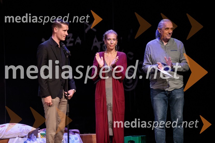  Janez Černe, podžupan Mestne občine Kranj;  ... ;  ... Vse zastonj! Vse zastonj!, Prešernovo gledališče Kranj, premiera