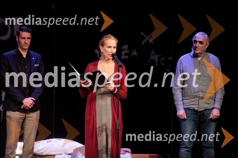  Janez Černe, podžupan Mestne občine Kranj;  ... ;  ... Vse zastonj! Vse zastonj!, Prešernovo gledališče Kranj, premiera