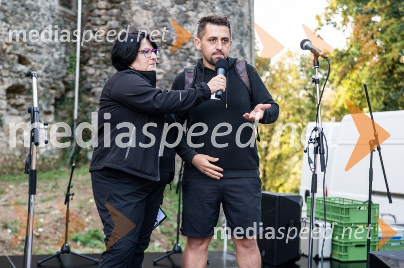  Greta Kokot Rajkovič,  programska direktorica, Štajerski val;  Boštjan Misja, Visit PodčetrtekTrail Rudnica, druženje in zabava s skupino Donačka & Barbara