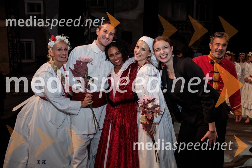  Nataša Zupan, sopranistka;  Gregor Ravnik, pevec;  Irena Yebuah Tiran, operna pevka;  Sabina Gruden, pevka;  ... V objemu Lahinje, tamburaška opera