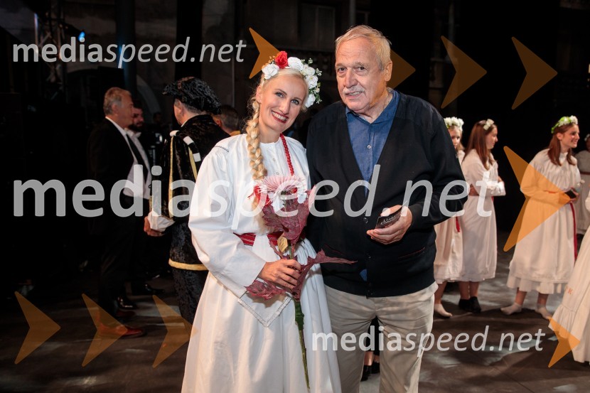  Nataša Zupan, sopranistka; prof. Tomaž Habe, skladatelj, dirigentV objemu Lahinje, tamburaška opera