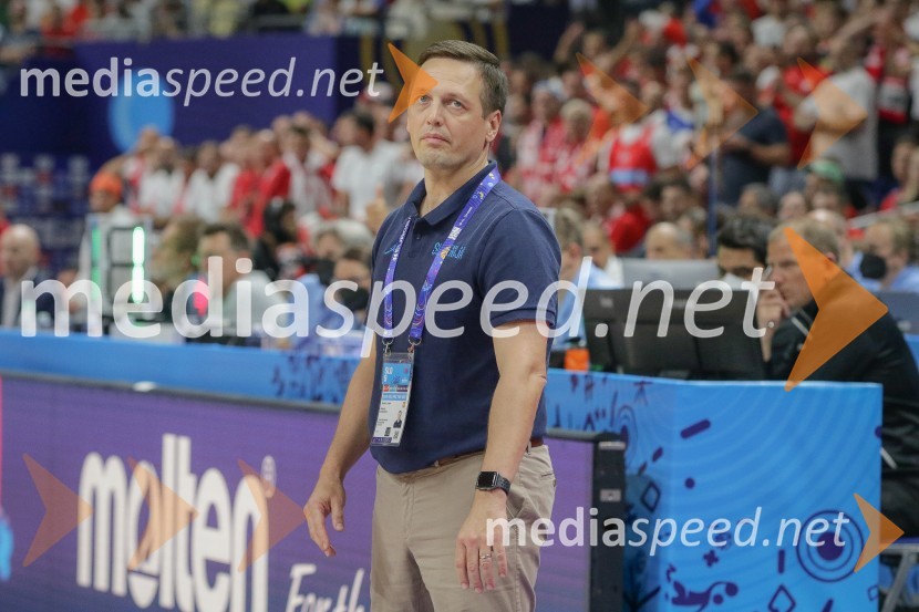  Aleksander Sekulić, selektor  košarkaške reprezentanceSlovenija se je v četrtfinalu poslovila od evropskega prvenstva v košarki