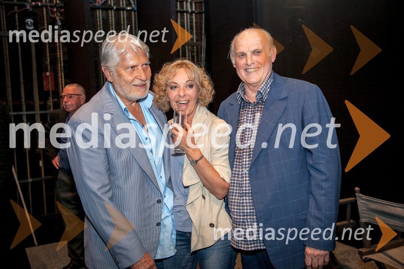  Boris Cavazza, igralec;  Milena  Zupančič, igralka;  Radko  Polič, igralecUmrl je igralec Radko Polič Rac