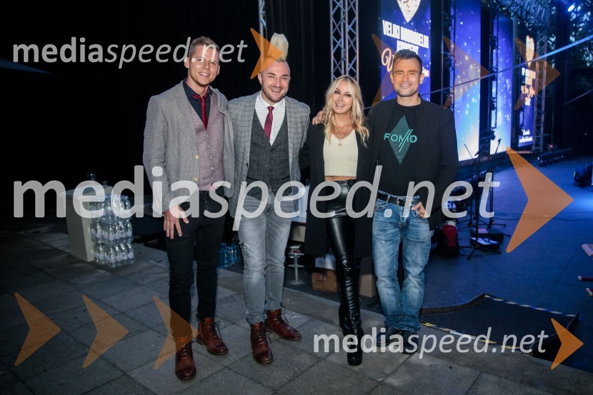  Tilen Tomšič, Dejan Dogaja Band;  Dejan Krajnc, Dejan Dogaja;  Saša Lendero, pevka, voditeljica;  Omar Naber, glasbenikVeliki dobrodelni koncert Vilijem Julijan 2022