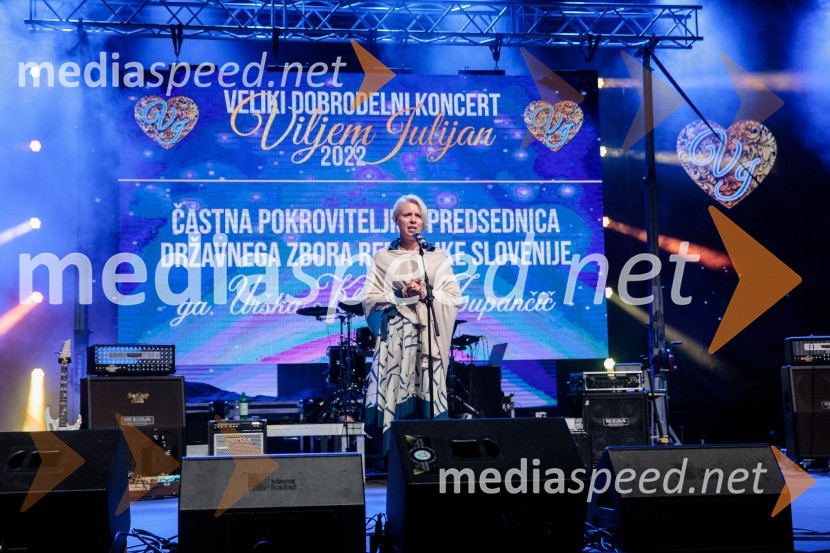 mag. Urška Klakočar Zupančič, predsednica Državnega zbora RS, podpredsednica Gibanja SvobodaVeliki dobrodelni koncert Vilijem Julijan 2022