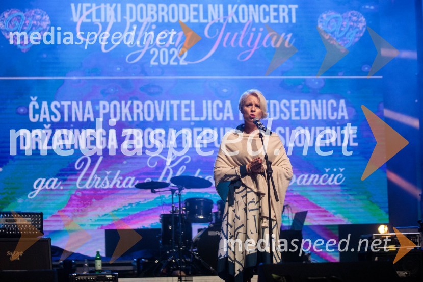 mag. Urška Klakočar Zupančič, predsednica Državnega zbora RS, podpredsednica Gibanja SvobodaVeliki dobrodelni koncert Vilijem Julijan 2022