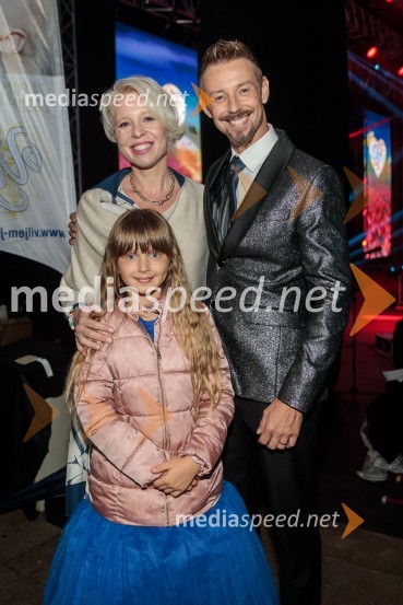 mag. Urška Klakočar Zupančič, predsednica Državnega zbora RS, podpredsednica Gibanja Svoboda;  Ella Vita Bezenšek;  Gregor Bezenšek, glasbenik, Soulgreg artist, društvo Viljem JulijanVeliki dobrodelni koncert Vilijem Julijan 2022