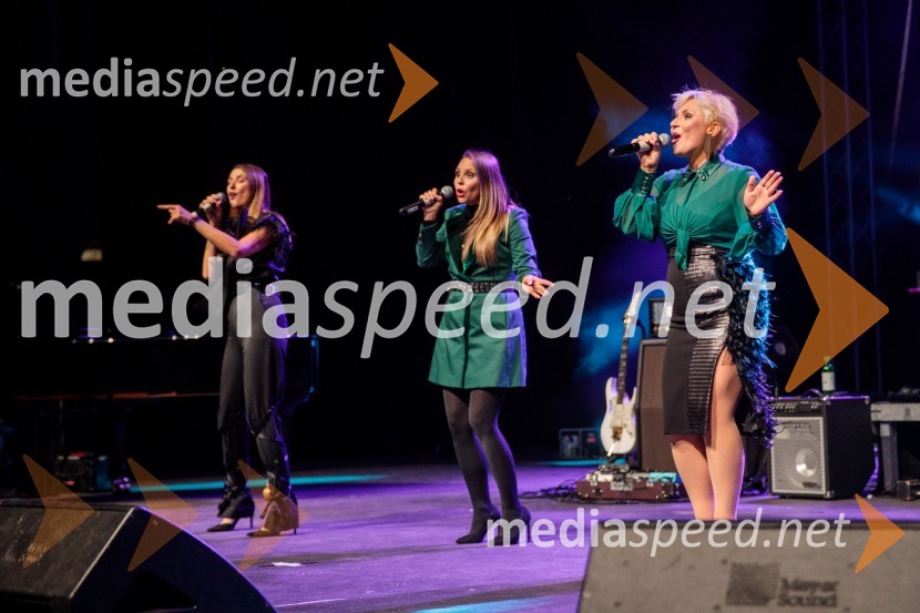  Alenka  Husič, pevka, skupina Sopranos, skupina Bepop;  Tinkara Fortuna, skupina Bepop;  Ana  Praznik, voditeljica, pevka BepopVeliki dobrodelni koncert Vilijem Julijan 2022