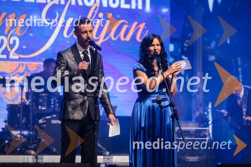  Gregor Bezenšek, glasbenik, Soulgreg artist, društvo Viljem Julijan;  Nina  Bezenšek, društvo Viljem JulijanVeliki dobrodelni koncert Vilijem Julijan 2022