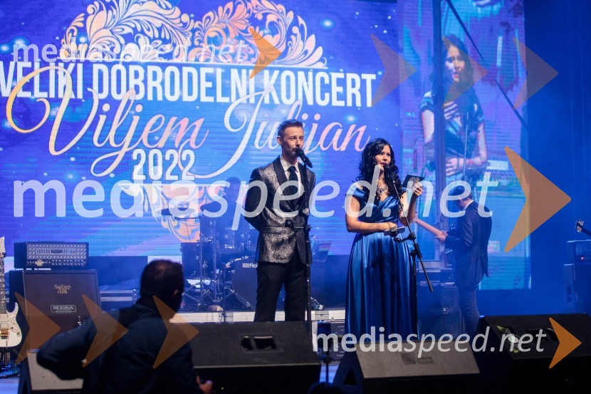  Gregor Bezenšek, glasbenik, Soulgreg artist, društvo Viljem Julijan;  Nina  Bezenšek, društvo Viljem JulijanVeliki dobrodelni koncert Vilijem Julijan 2022