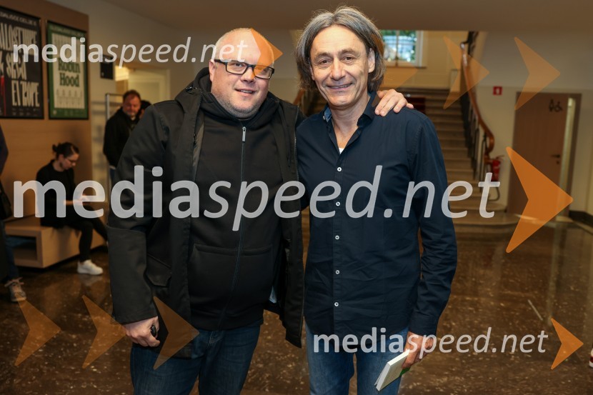  Anže Čater, inspicient, SLG Celje;  Samo M. Strelec, režiserRobin Hood, premiera mladinske predstave v SLG Celje