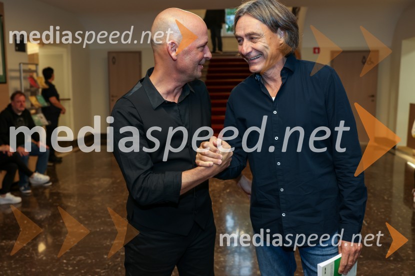  Miha Golob, upravnik in umetniški vodja, SLG Celje;  Samo M. Strelec, režiserRobin Hood, premiera mladinske predstave v SLG Celje