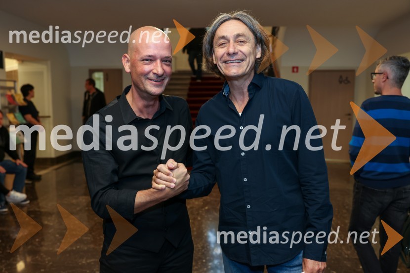  Miha Golob, upravnik in umetniški vodja, SLG Celje;  Samo M. Strelec, režiserRobin Hood, premiera mladinske predstave v SLG Celje