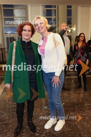  Nana Forte, skladateljica in sopranistka; mag. Urška Klakočar Zupančič, predsednica Državnega zbora RS, podpredsednica, Gibanje SvobodaRobin Hood, premiera mladinske predstave v SLG Celje