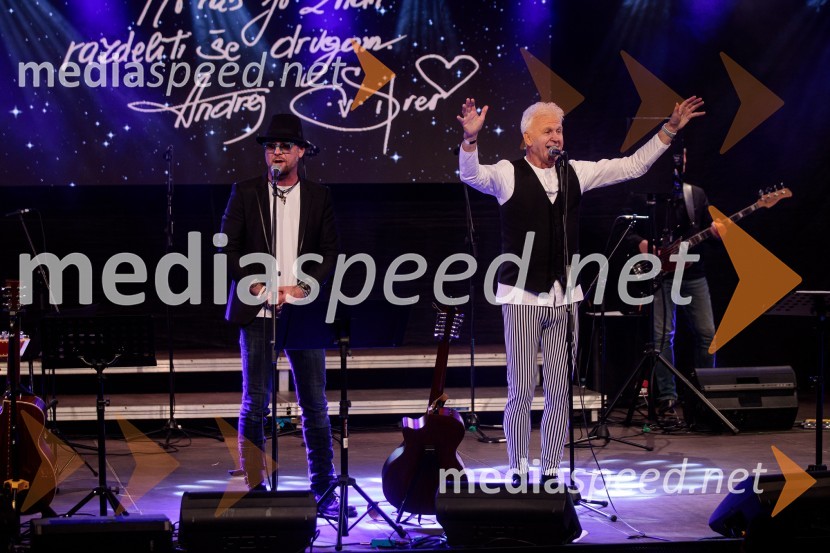  Tomi Meglič, glasbenik, pevec skupine Siddharta;  Andrej Šifrer, glasbenik70 let - NIČ proti VEČnosti, koncert Andreja Šifrerja v Kranju