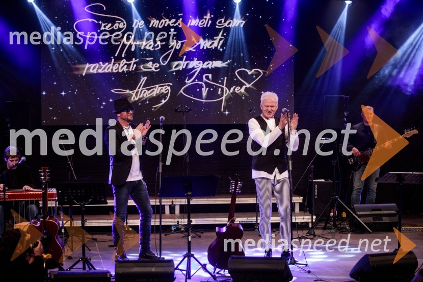  Tomi Meglič, glasbenik, pevec skupine Siddharta;  Andrej Šifrer, glasbenik70 let - NIČ proti VEČnosti, koncert Andreja Šifrerja v Kranju