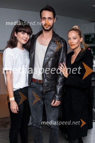  Lara Wolf Završnik, igralka;  Voranc  Boh, igralec;  Viktorija Bencik Emeršič, igralkaThe best of MGL & AGRFT koncert v Kino Šiška