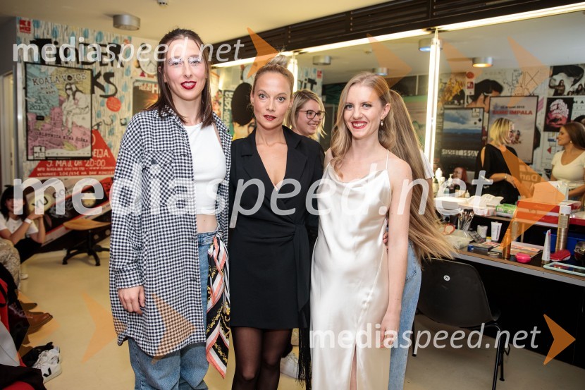  Sara Gorše, igralka;  Viktorija Bencik Emeršič, igralka;  Lena Hribar  Škrlec, igralkaThe best of MGL & AGRFT koncert v Kino Šiška