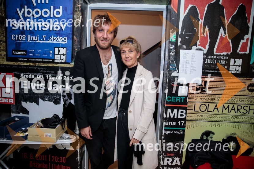  Matej Puc, igralec;  Barbara Hieng Samobor, direktorica in umetniška vodja MGLThe best of MGL & AGRFT koncert v Kino Šiška