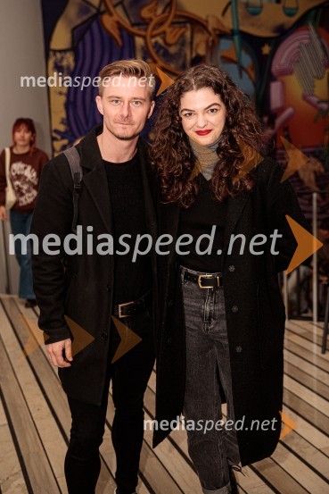  Jure Rajšp, igralec;  Diana  Kolenc, igralkaThe best of MGL & AGRFT koncert v Kino Šiška