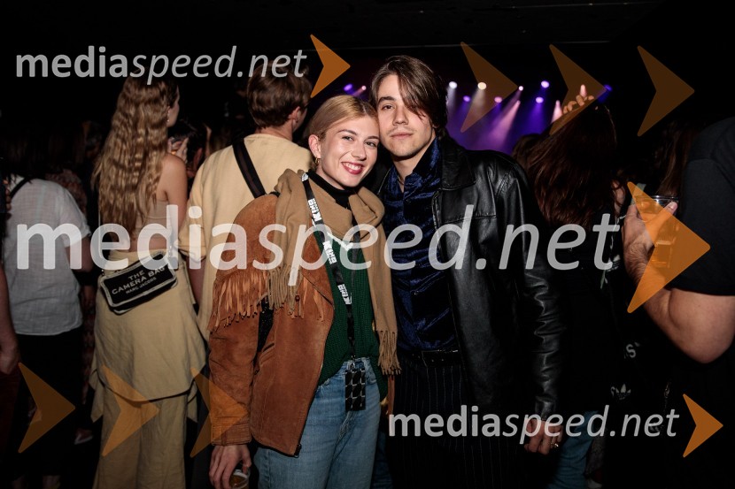  Mila Peršin, igralka;  Bojan Cvjetićanin, Joker OutThe best of MGL & AGRFT koncert v Kino Šiška