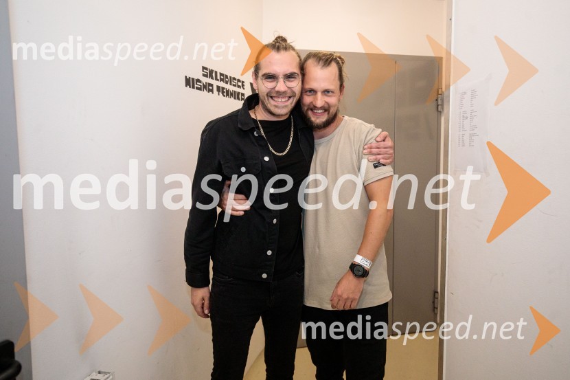  Matic Maco Lukšič, igralec;  Jernej Gašperin, igralecThe best of MGL & AGRFT koncert v Kino Šiška