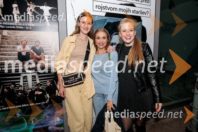  Lucija Harum, igralka, pevka;  Ana Pavlin, igralka;  Zala Smolnikar, pevkaThe best of MGL & AGRFT koncert v Kino Šiška