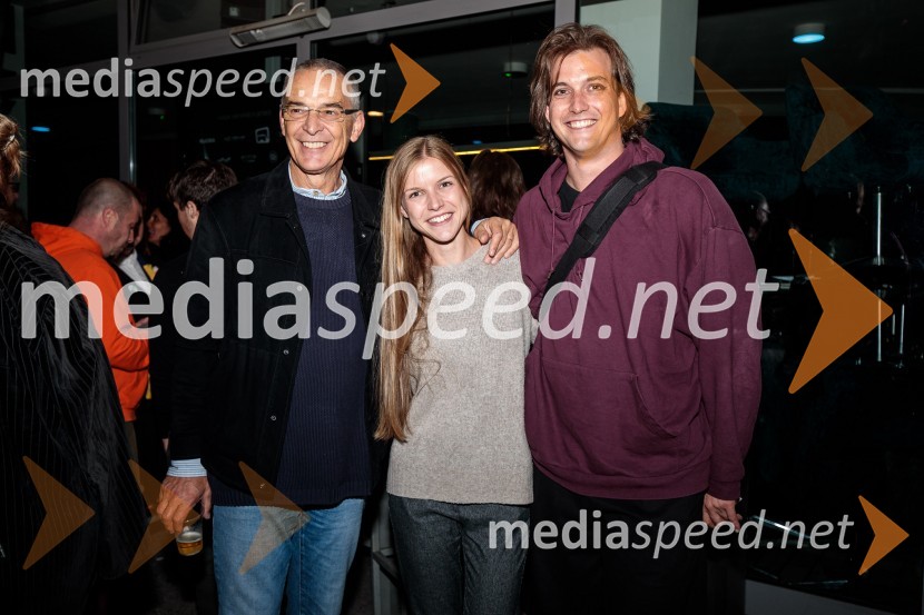   Igor  Samobor, igralec;  Ana  Samobor;  Filip Samobor, igralecThe best of MGL & AGRFT koncert v Kino Šiška