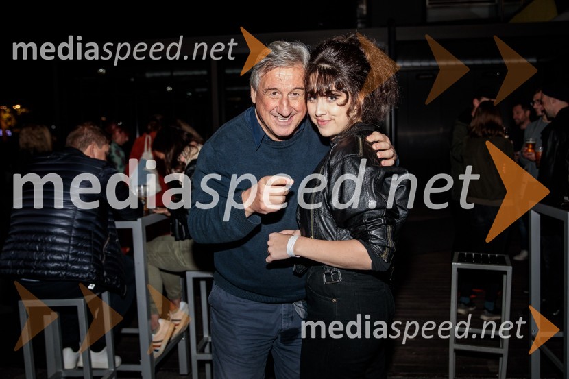  Roman Končar, igralec;  Mojka Končar, AGRFThe best of MGL & AGRFT koncert v Kino Šiška