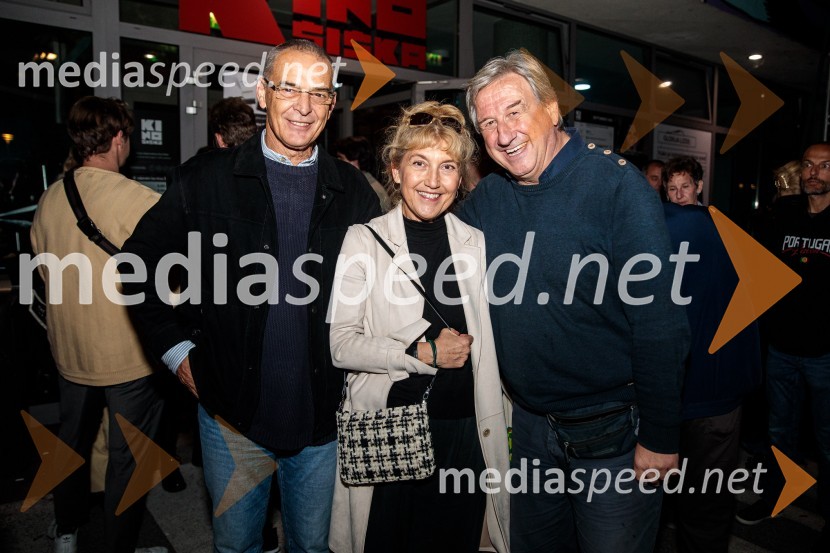   Igor  Samobor, igralec;  Barbara Hieng Samobor, direktorica in umetniška vodja MGL;  Roman Končar, igralecThe best of MGL & AGRFT koncert v Kino Šiška