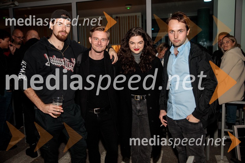  Jure Žavbi, igralec;  Jure Rajšp, igralec;  Diana  Kolenc, igralka;  ... The best of MGL & AGRFT koncert v Kino Šiška