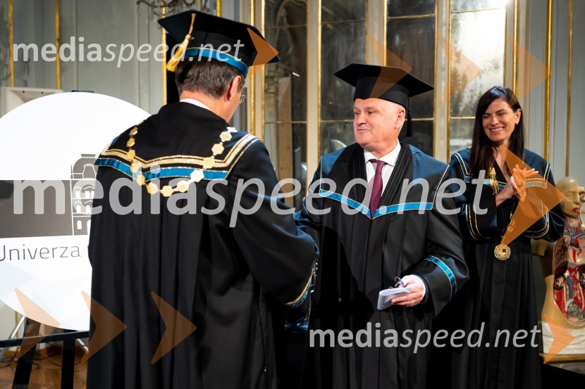 prof. dr. Zdravko Kačič, rektor Univerze v Mariboru;  Marjan  Pipenbaher, gradbeni inženir, Ponting;  ... Dan Univerze v Mariboru 2022