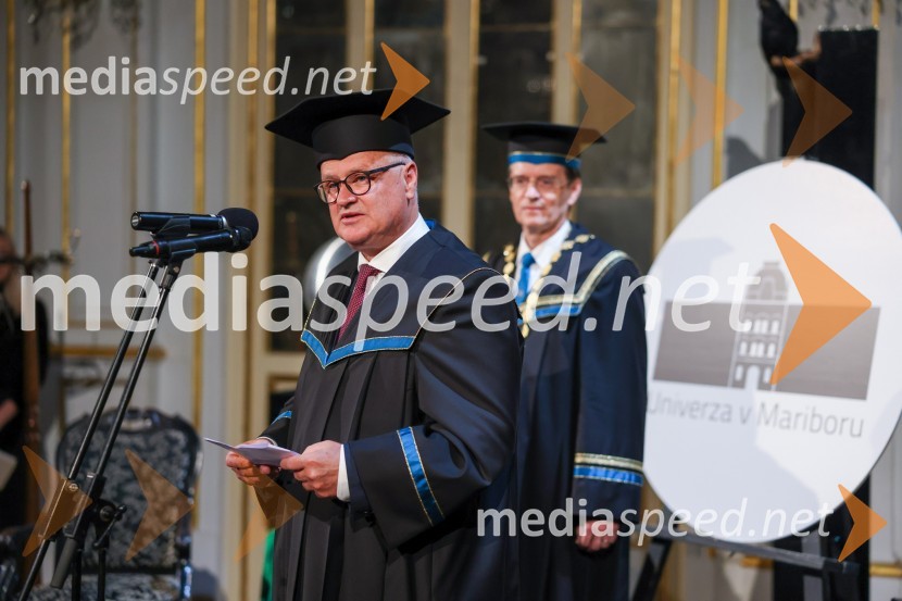  Marjan  Pipenbaher, gradbeni inženir, Ponting; prof. dr. Zdravko Kačič, rektor Univerze v MariboruDan Univerze v Mariboru 2022