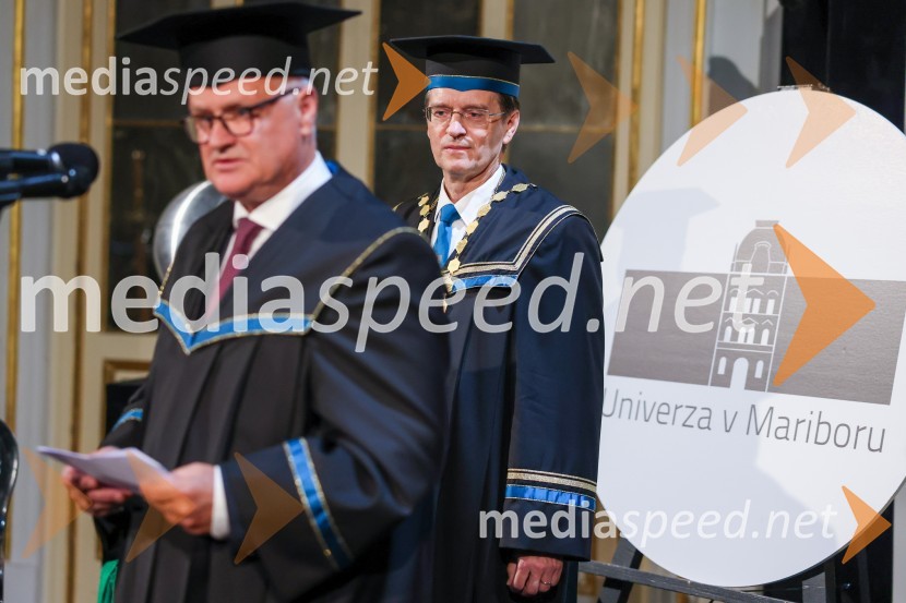  Marjan  Pipenbaher, gradbeni inženir, Ponting; prof. dr. Zdravko Kačič, rektor Univerze v MariboruDan Univerze v Mariboru 2022