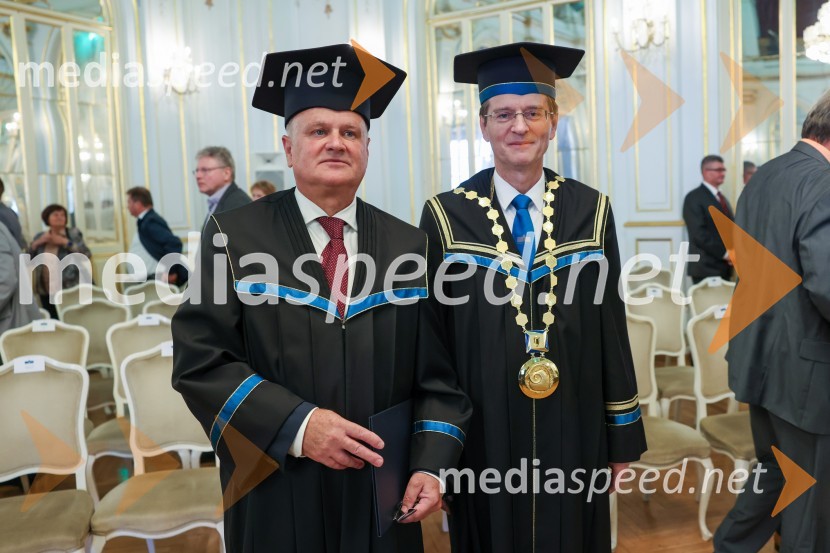  Marjan  Pipenbaher, gradbeni inženir, Ponting; prof. dr. Zdravko Kačič, rektor Univerze v MariboruDan Univerze v Mariboru 2022