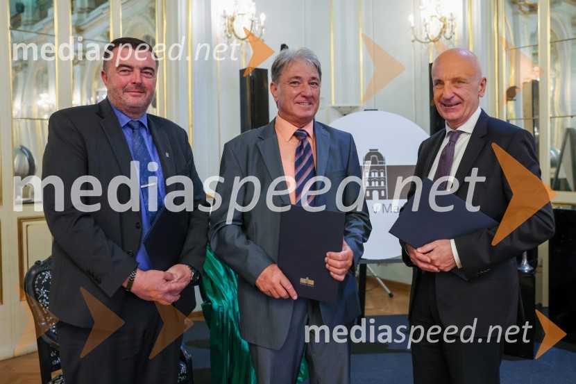  Peter Pišek, Podjetnik leta 2018, Pišek & HSF Logistics;  Boris Šolar, generalni direktor, Četrta pot d.o.o.;  Aleš Rotar, strokovni sodelavec na področju projektiranja, Krka, d. d., Novo mestoDan Univerze v Mariboru 2022