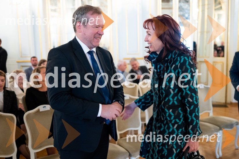   Igor Papič, minister za izobraževanje, znanost in šport; Doc. Dr. Mojca Tancer Verboten, glavni tajnik, Univerza v MariboruDan Univerze v Mariboru 2022