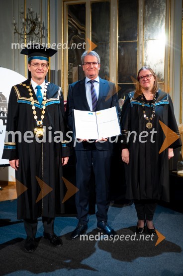 prof. dr. Zdravko Kačič, rektor Univerze v Mariboru;  prof. dr. Miroslav  Rebernik  , Ekonomsko poslovna fakulteta, Univerza v Mariboru;  ... Dan Univerze v Mariboru 2022