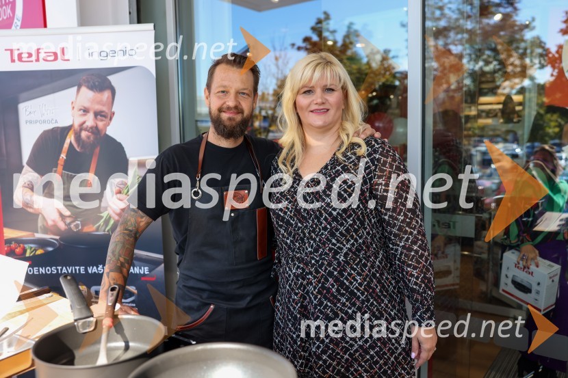  Bine Volčič, kuharski mojster;  ... Otvoritev trgovine Home and Cook v BTC Ljubljana