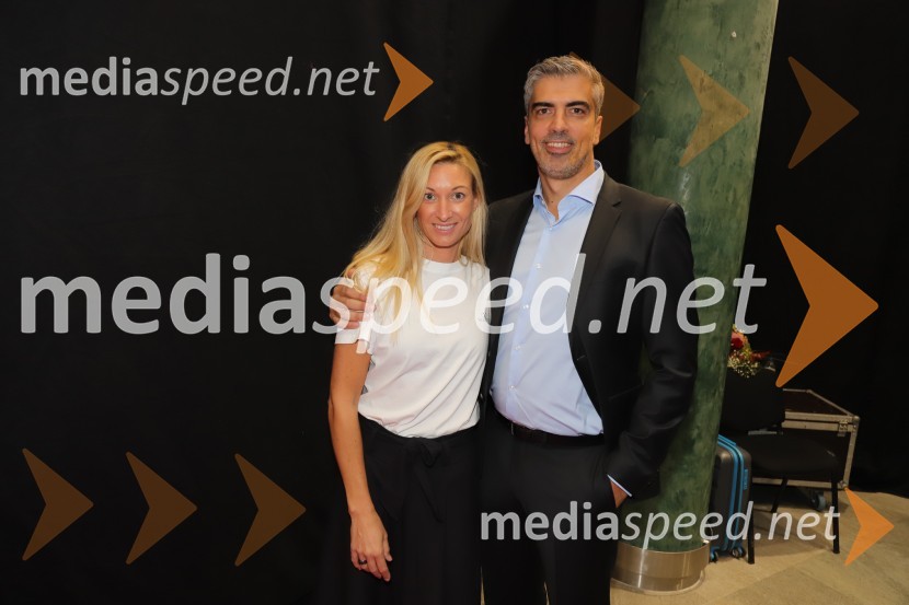  Špela Stamol, GRAZIA Slovenia;  Bor Greiner, odgovorni urednik, Radio CityEuroparkova jesenska modna revija