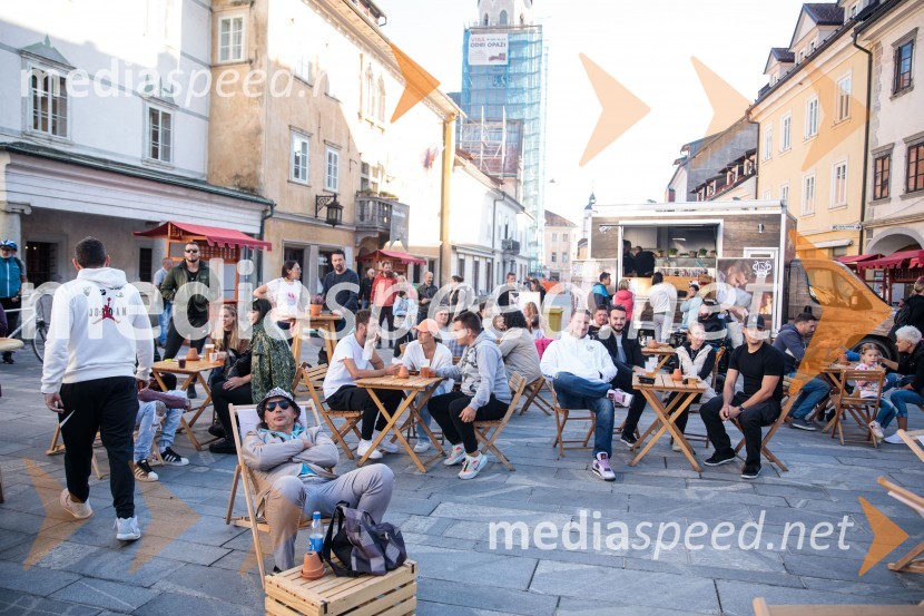 Modna revija in zaključek dogodka Kr`petek v Kranju